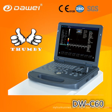 DW-C60 Mini-Ultraschallgerät, tragbarer Farbdoppler-Ultraschall